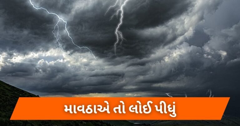 Read more about the article Gujarat Rain Update : ગુજરાતના આ જિલ્લામાં વીજળીના કડાકા ભડાકા સાથે ખાબક્યો કમોસમી વરસાદ